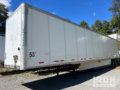 2013 (unverified) Wabash 53 ft x 102 in T/A Van Trailer
