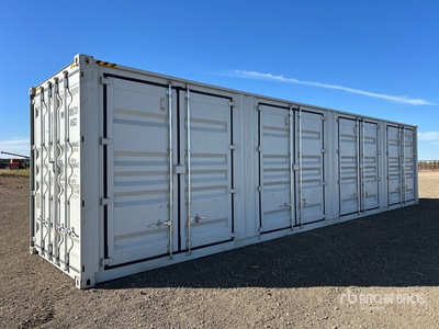 2025 40 ft High Cube Multi-Door Storage Container