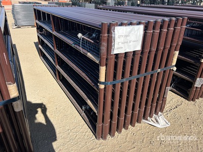 Quantity of (20) 2026 BYT RG1010 9 ft 6 in x 4 ft Steel Livestock Gate (Unused)