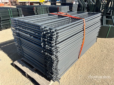 Quantity of (25) 2026 BYT MSPP07 7 ft Mesh Panel para ganado (Unused)