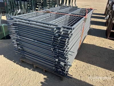 Quantity of (25) 2026 BYT MSPP07 7 ft Mesh Panel para ganado (Unused)