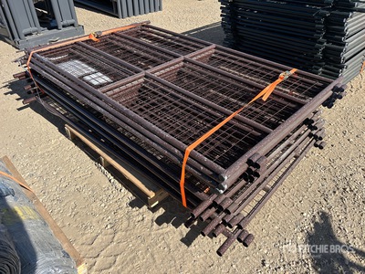 Quantity of (12) 2026 BYT MSPP07 7 ft Mesh Panel dla bydła (Unused)