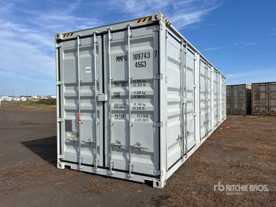 2025 40 ft High Cube Multi-Door Container per stoccaggio