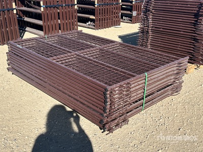 Quantity of (12) 2026 BYT MSPP07 7 ft Mesh Livestock Panel (Unused)