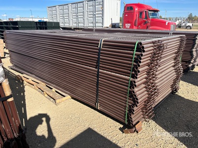 Quantity of (27) 2026 BYT WBF016 16 ft x 6 ft 6 in Powder Coated Recinzione antivento (Unused)