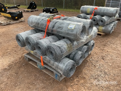 Quantity of (10) 2026 BYT FFC762 330 ft x 4 ft Galvanized Farm Ogrodzenie (Unused)