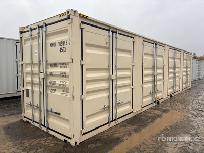 2026 40 ft High Cube Multi-Door Contenedor de almacenamiento