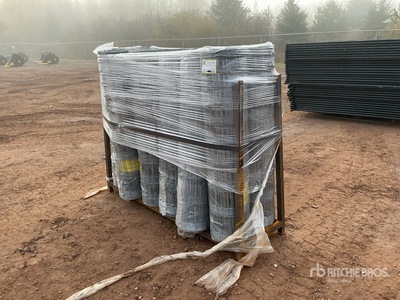 Quantity of (12) 2026 BYT FFC762 330 ft x 4 ft Galvanized Farm Ogrodzenie (Unused)