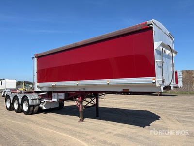 2010 Sloanebuilt 6.5 m Tri/A B-Double Lead Rollback Remorque à benne basculante arrière