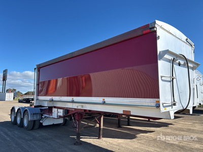 2010 Sloanebuilt 6.5 m Tri/A B-Double Lead Rollback Tipping Trailer