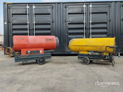 Quantity of (2) Portable Diesel-Fired Riscaldatore da interno