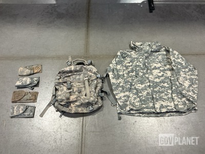 (300) M4 Two Mag Pouches, (20) Assault Packs & Assorted Items
