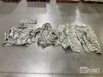 (65) M4 Three Mag Pouches, (18) Wet Weather Parkas & Assorted Items