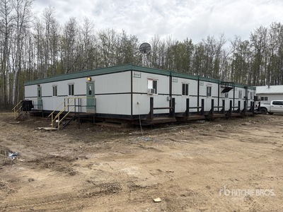 1996 P & H 6 Unit 54 ft x 12 ft 11 Person Skid-Mounted Campamento móvil