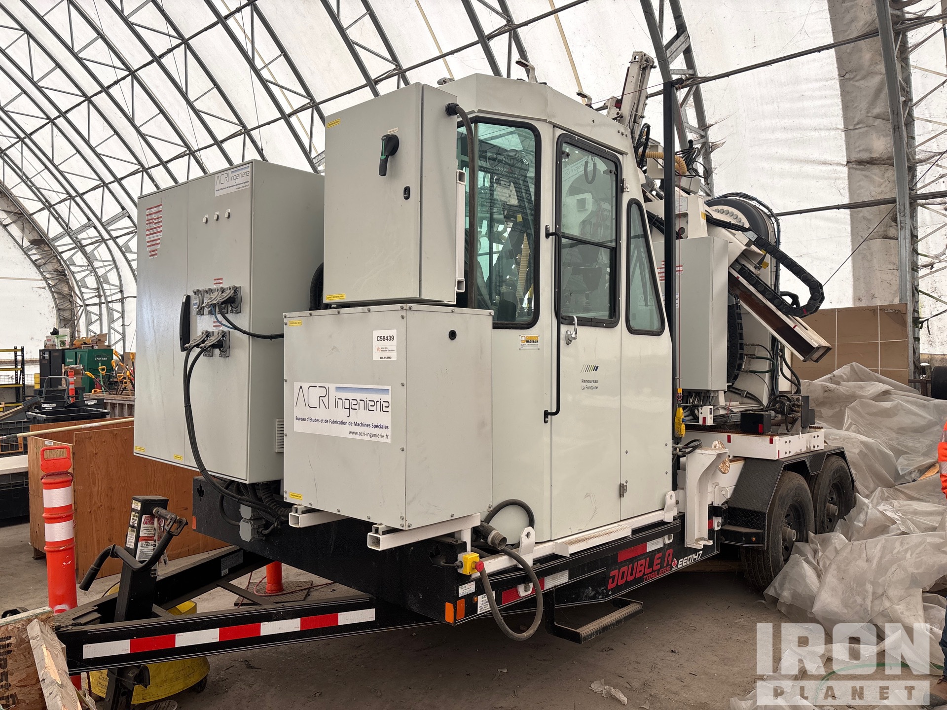 2023 ACRI Ingenierie MPT-6 Perforatrice direzionale w/2022 Conqur Industries EEQ147 Trailer