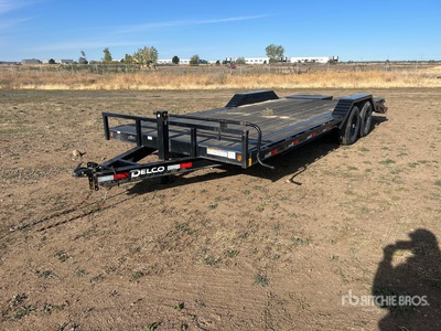 2024 Delco C722A72ESMK 22 ft T/A Equipment Trailer