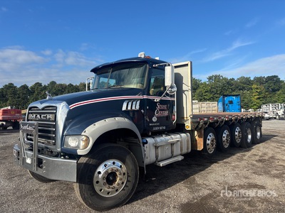 2015 Mack GU713 Granite 12x4 Flatbed Truck