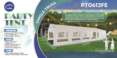 2026 Suihe PT0612FE 40 ft x 20 ft Commercial Party Tent Divers - Structure portative (Unused)