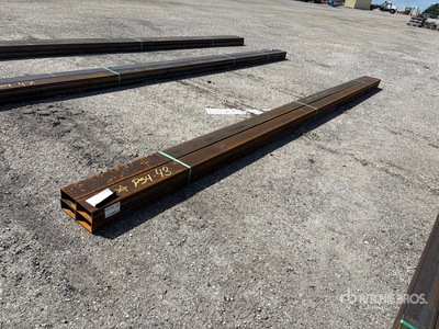 Quantity of (4) 2026 Kit Containers Steel 3 in x 6 in x 240 in Tube Pipe