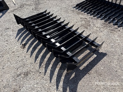 2026 Kit Containers QT-RR-70 70 in Skid Steer Root Rake