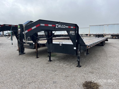 2026 Delco 3656 lb 40 ft T/A Gooseneck Equipment Trailer
