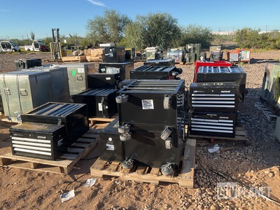 (8) Pallets of Assorted Tool Boxes and Tools