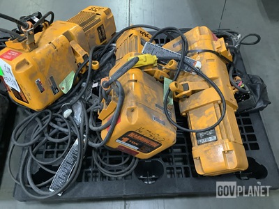 (5) Harrington Material Hoists
