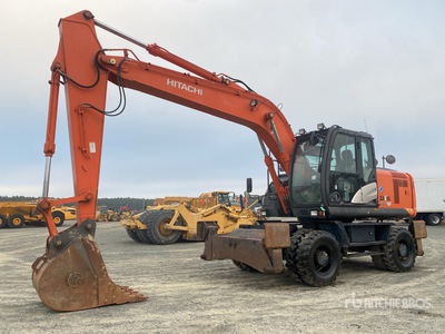 2017 Hitachi ZX190W-5A 4x4 Highway Wheeled Excavator