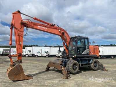 2017 Hitachi 190W-5 4x4 Escavatore gommato per lavori stradali