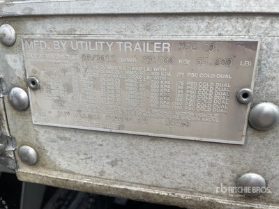 2014 Utility 3000R 53 ft T/A Refrigerated Trailer