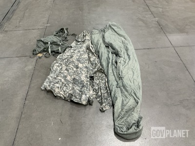 (48) Ponchos, (50) Stuff Sacks & (10) Sleeping Bags & Assorted Items