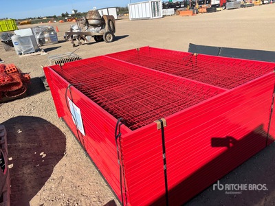 Quantity of (30) Canex 8 ft x 6 ft Powder Coated Ogrodzenie terenu (Unused)