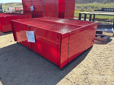 Quantity of (30) Canex 10 ft x 6 ft Powder Coated Clôture de site (Unused)