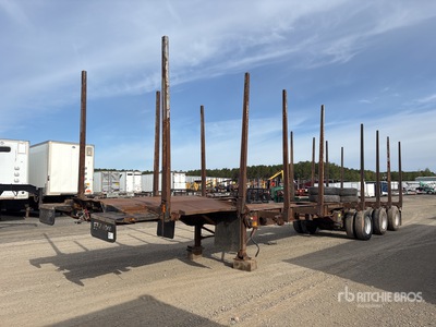 2012 BWS EZ-2-Load 46 ft Tri/A Short Wood Remorque à bois