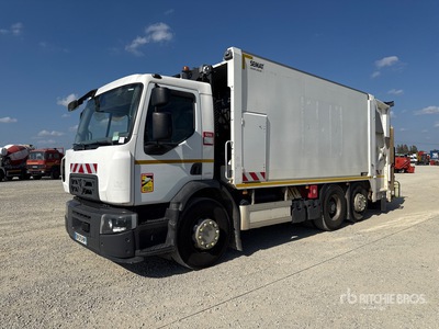 2018 Renault Premium D26 Wide 6x2 Waste Collection Truck