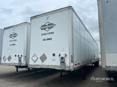2012 Vanguard 53 ft T/A Semi-remorque fourgon