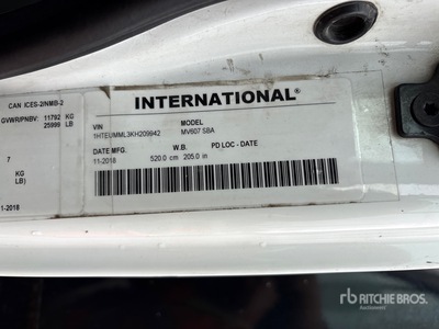2019 International MV607 Rollback Truck