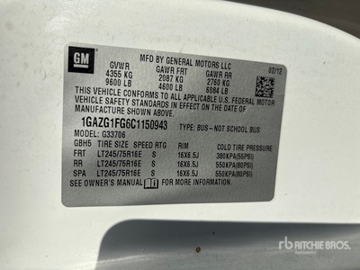 2012 Chevrolet Express Cargo Van