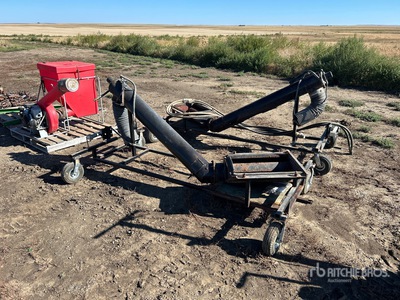 Quantity of (2) Michel's Hydraulic Hopper Auger