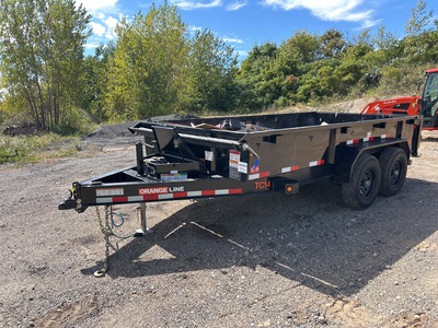 2025 (unverified) Orange Line TC14-14BK T/A Dump Utility Trailer