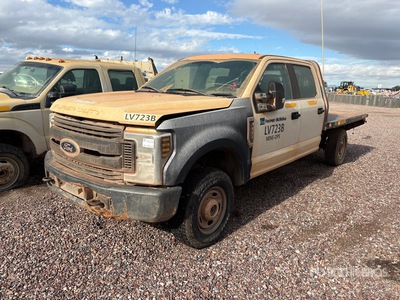 2019 Ford F-250 XL 4x4 Crew Cab Flatbed Truck (Inoperable)