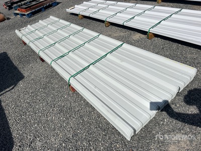 Quantity of (50) 2026 Kit Containers 12 ft Corrugated Tin Divers (Unused)
