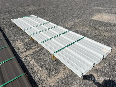 Quantity of (50) 2026 Kit Containers 12 ft Corrugated Tin (Unused)