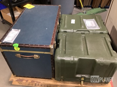 (1) Storage Chest-Trunk & (2) Storage Cases