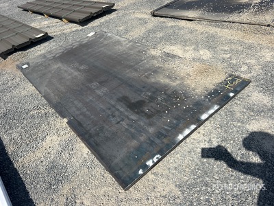 2026 Kit Containers Steel 5 ft x 9 ft 4 in (1 in Thick) Road Steel Plates (Unused)