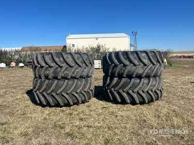 Quantity of (4) Goodyear 800/55RR46 Tires