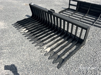 2026 Kit Containers QT-SB-L76-V3 76 in Skeleton Skid Steer Bucket (Unused)