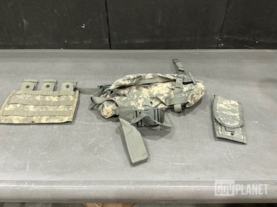 (175) M4 Two Mag Pouches, (81) Waist Packs & Assorted Items