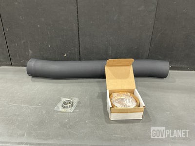 (4) Pipe Caps, (4) Metal Pipe Assemblies & Assorted Items