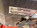 Engine with Emission Label